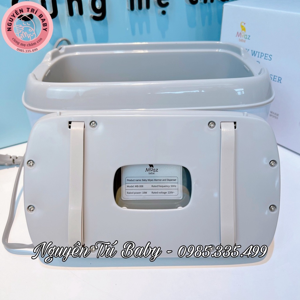 Máy làm ấm khăn ướt Moaz bebe MB008, MB059