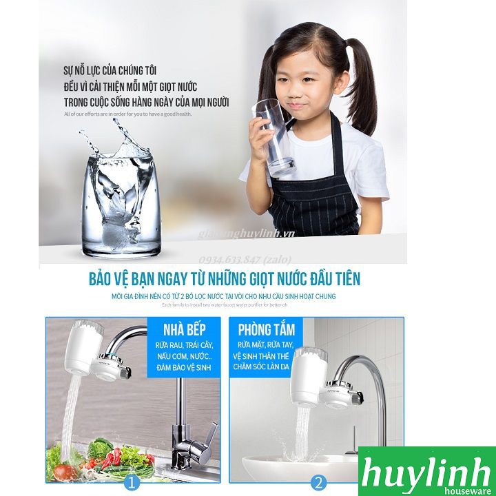 Thiết bị máy lọc nước tại vòi Joyoung JYW-T03 + Tặng thêm 1 lõi lọc