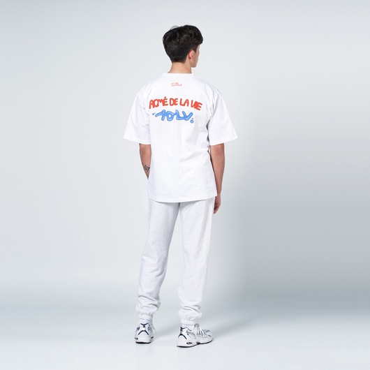 Áo Thun ADLV  basic Authentic | Surging Lisa Short Sleeve T Shirt White, áo phông Acme De La Vie dành cho nam - nữ