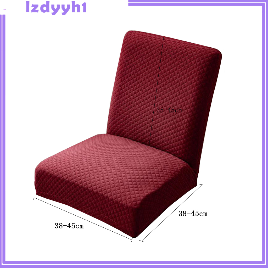 JoyDIY Knitted One-piece Dining Room Chair Cover Slipcover Protector  Purple