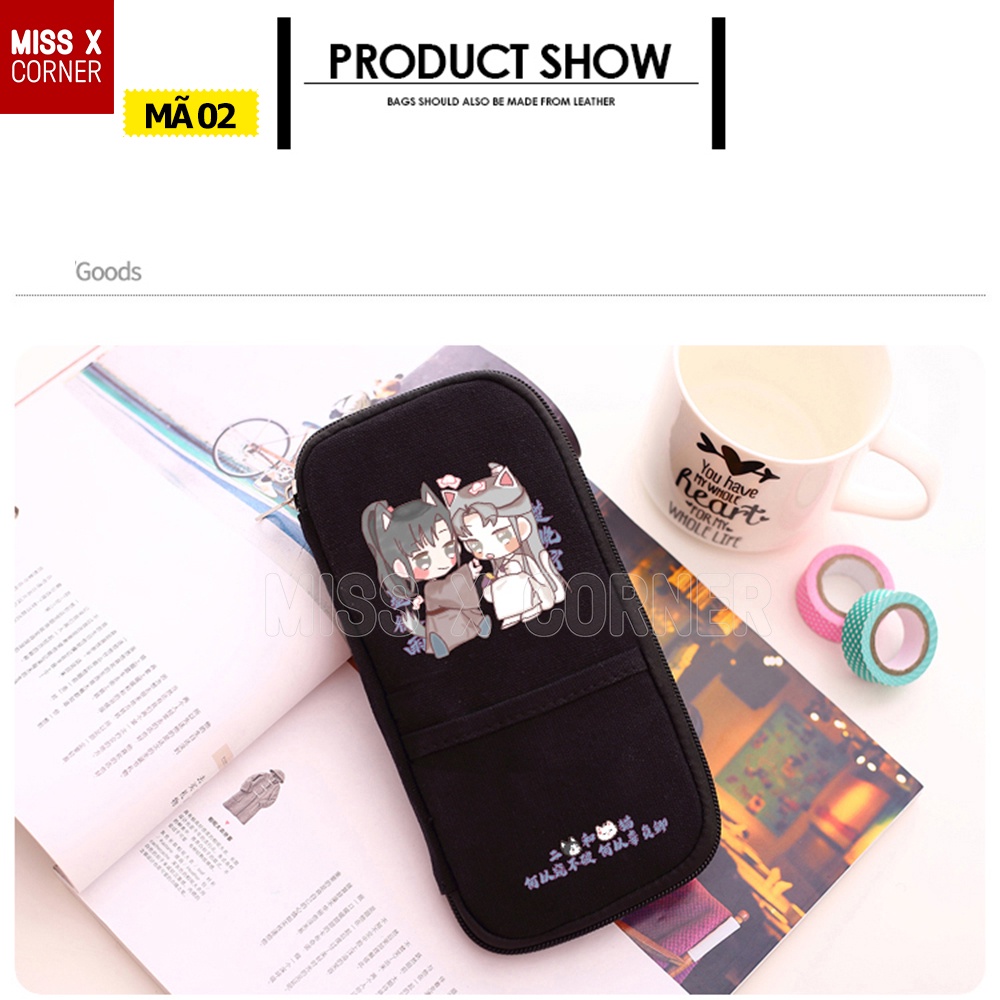 Hộp bút Couple Mặc Nhiên x Sở Vãn Ninh / Husky và Sư Tôn mèo trắng của hắn