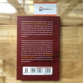 Sách - Sách - Công Thức Chạy Bộ Của Daniels (tái bản 2021) PANDABOOKS