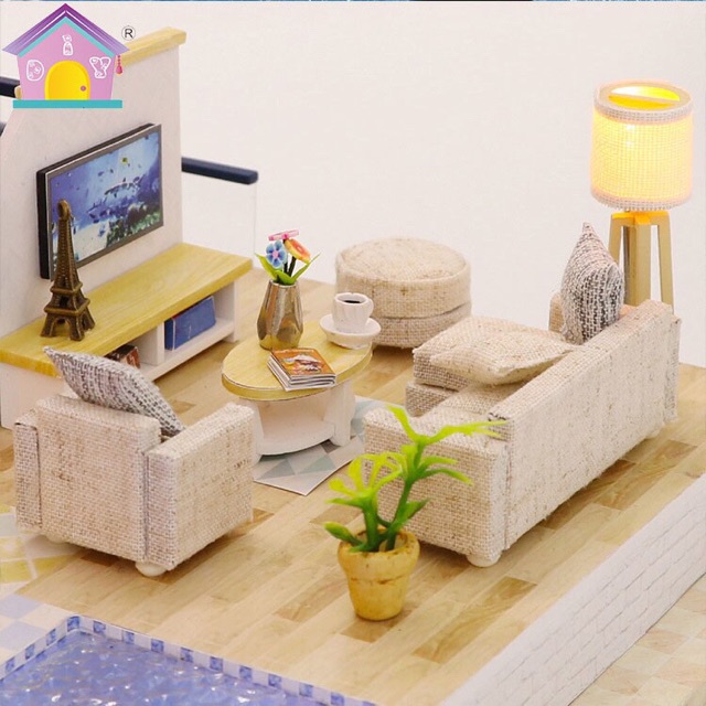 MÔ HÌNH NHÀ GỖ DIY - KHÔNG GIAN THANH BÌNH