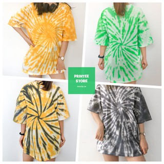 Áo Thun Loang Màu Tay Lỡ Họa Tiết Loang Xoáy HOT HIT 2020 -  Style Unisex Cho Cả Nam và Nữ - Thời Trang Hè Printee