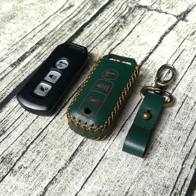 Bao da chìa khóa Honda Smartkey SH, bao da móc khóa smartkey SH, bao da chìa khóa xe SH, lead, sh mode