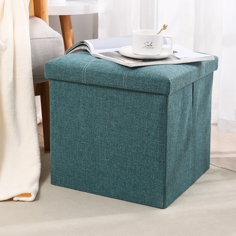 Thùng vải đựng đồ đa năng kiêm ghế ngồi sofa khung gỗ bọc vải chắc chắn cao cấp Lynx Home