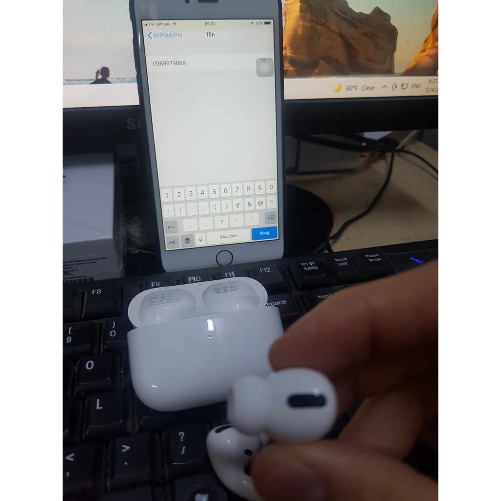 Tai Nghe Bluetooth Không Dây Cao Cấp HOCO Định Vị - Đổi Tên dùng cho  tất cả các điện thoại