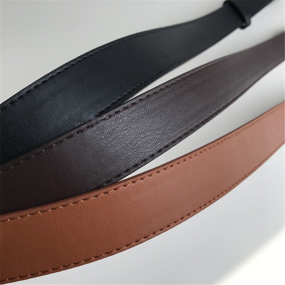 Okdeals Thắt Lưng Da PU Khóa Vuông Nhiều Màu Sắc Phong Cách Vintage Sang Trọng Dành Cho Nữ