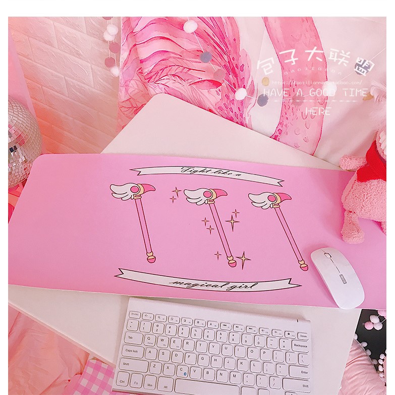 Lót chuột (lót bàn trang điểm) khổ lớn 30*67cm hỗ trợ background chụp ảnh cute