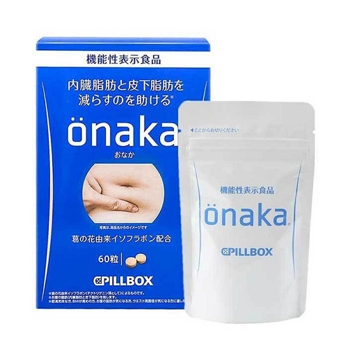Béo bụng  Viên uống hỗ trợ giảm mỡ-b.ụng Onaka của Nhật Bản gói 60 viên hỗ trợ tan mỡ-bụngg