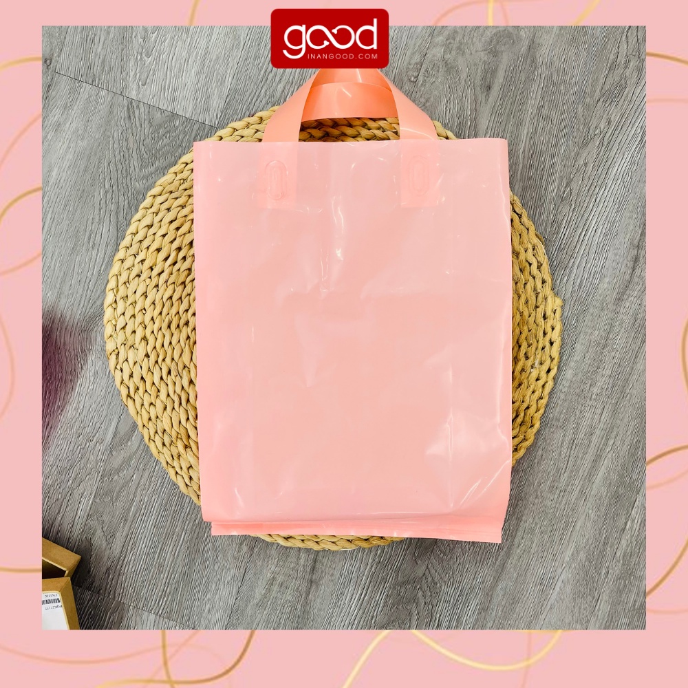 (Sale) [Xả hàng] 1Kg túi bóng QUAI ÉP hàng loại 1 nhiều màu sắc đựng quà, bọc hàng loại dai bền đẹp đủ mọi kích thước