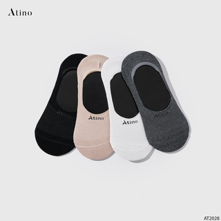 Combo 4 Đôi Tất Nam Lười Cotton Premium ATINO thiết kế lưới thông hơi thoáng khí khử mùi thấm mồ hôi AT2028