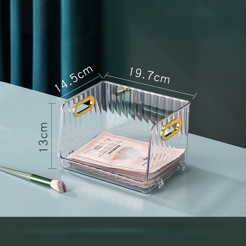 Hộp Đựng Mỹ Phẩm Để Bàn Trong Suốt Sang Trọng Tiện Dụng