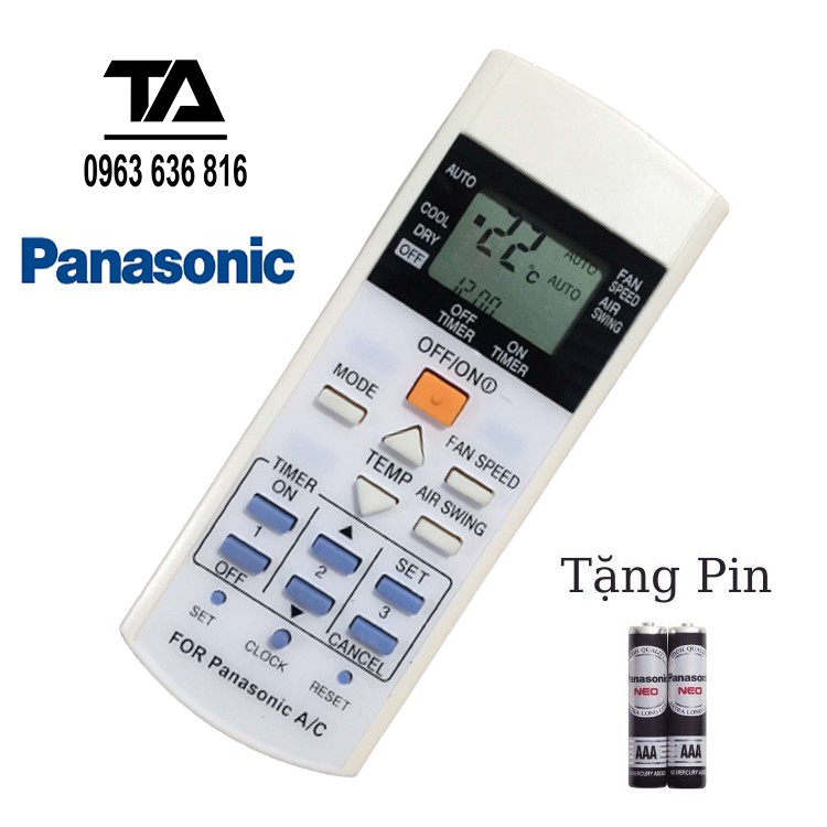 Điều khiển điều hòa PANASONIC