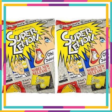 Kẹo siêu chua Super Candy, Lemon, Soda, Cola, Umeboshi (90gr) | Hàng Nội Địa Nhật