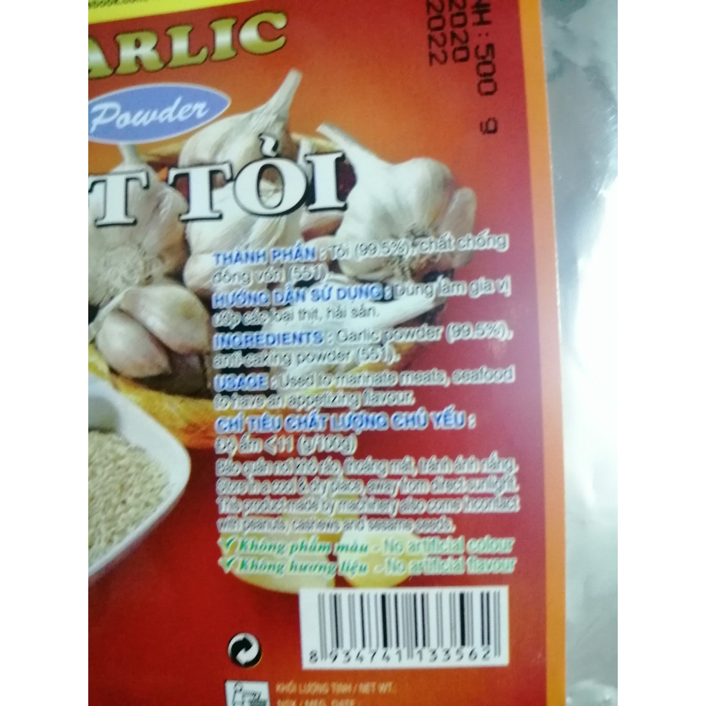 [Mã GROSALEHOT giảm 8% đơn 250K] [GÓI TIẾT KIỆM] Bột Tỏi Khô 500gr hiệu Vianco dành cho Quán Ăn | BigBuy360 - bigbuy360.vn