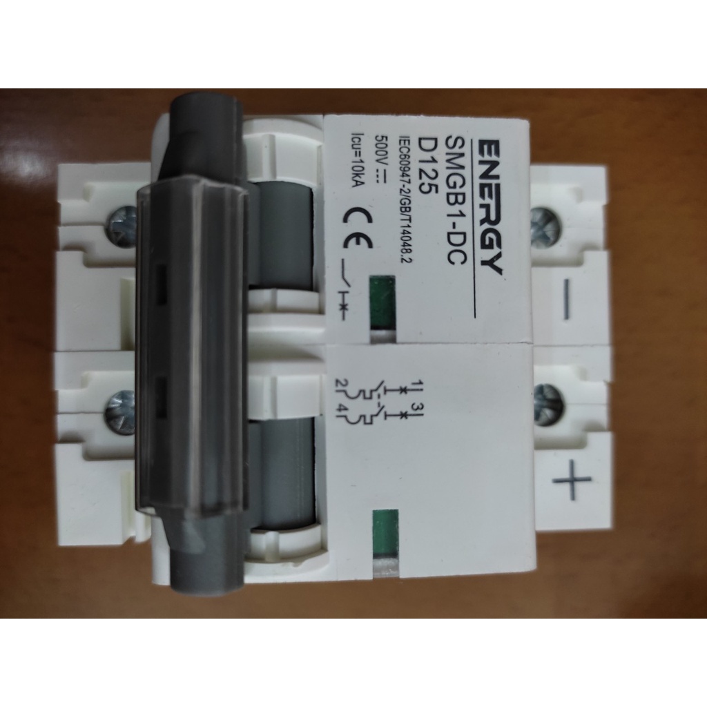Thiết bị đóng cắt MCB DC 2P 125A 500VDC ENERGY - Thiết Bị Điện ENERGY