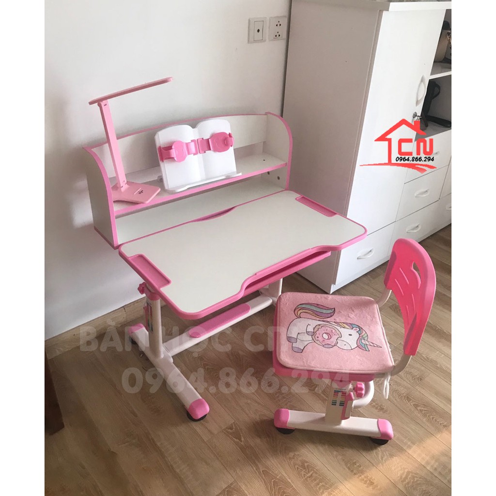 Bộ bàn ghế cho bé chống gù chống cận thông minh CnHome R8 🎁𝑭𝑹𝑬𝑬𝑺𝑯𝑰𝑷🎁TẶNG ĐÈN HỌC, ĐỆM NGỒI, CHỐNG CẰM VÀ KẸP GIỮ SÁCH | BigBuy360 - bigbuy360.vn