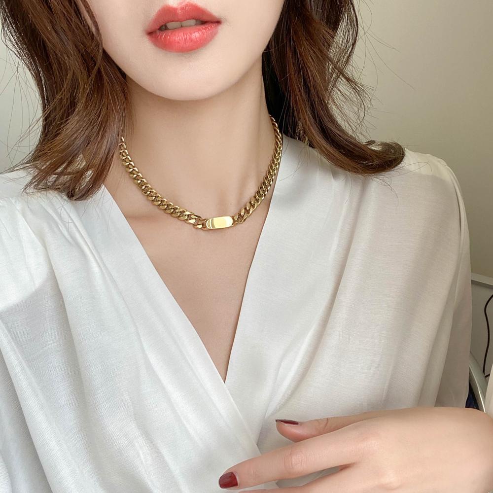 Vòng Đeo Tay / Dây Chuyền Bằng Thép Titan Điều Chỉnh Được Thời Trang