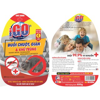 BÌNH XỊT ĐUỔI CHUỘT & GIÁN - 600g