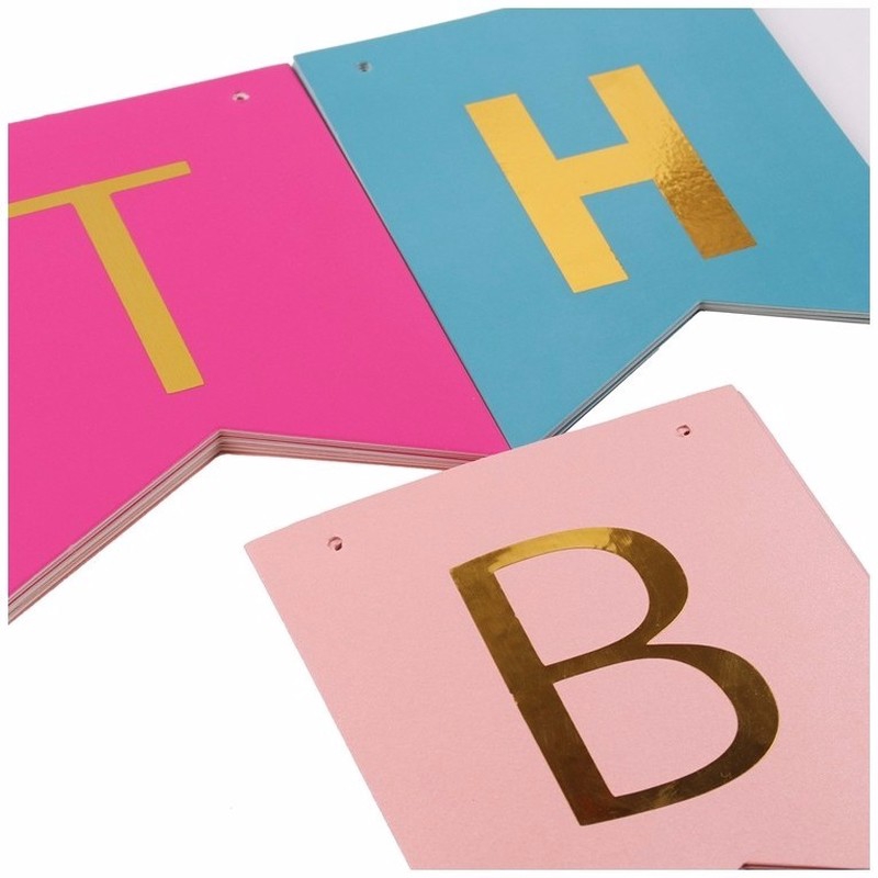 Dây treo trang trí tiệc sinh nhật in chữ &quot;BIRTHDAY&quot;