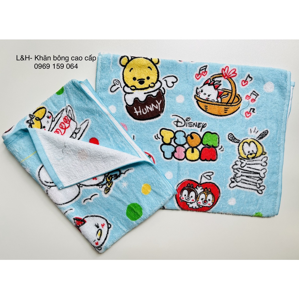 Khăn tắm 100% cotton Organic cho trẻ em, KT 35x80cm
