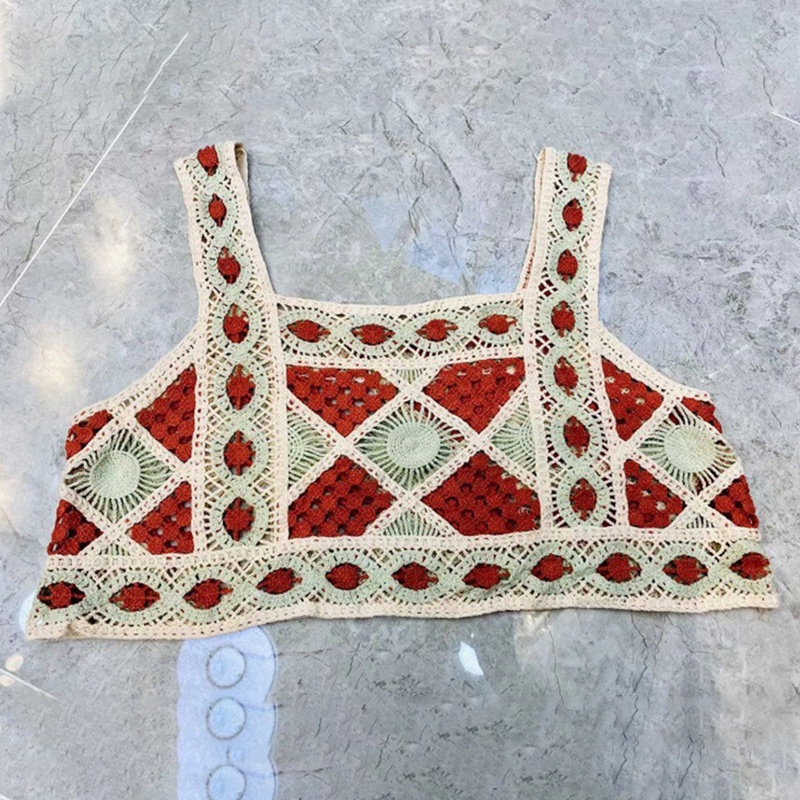 Áo Lửng Không Tay Thêu Họa Tiết Dễ Thương Phong Cách Nhật Bản Thời Trang Mùa Hè Cho Nữ