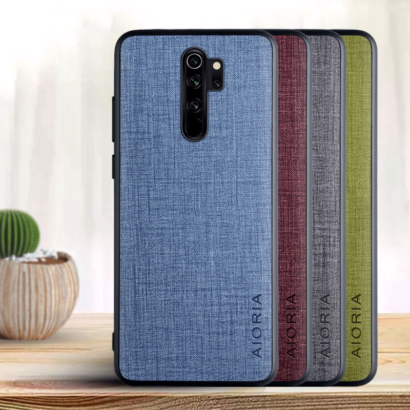 Ốp Điện Thoại Da PU Họa Tiết Dệt Thoi Cho Xiaomi Redmi Note 4 4X 5 6 7 8 Pro 8T S2