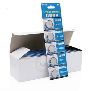 Vỉ 5 viên Cmos CR2032 Lithium Battery 3V ( GIÁ 5 VIÊN )