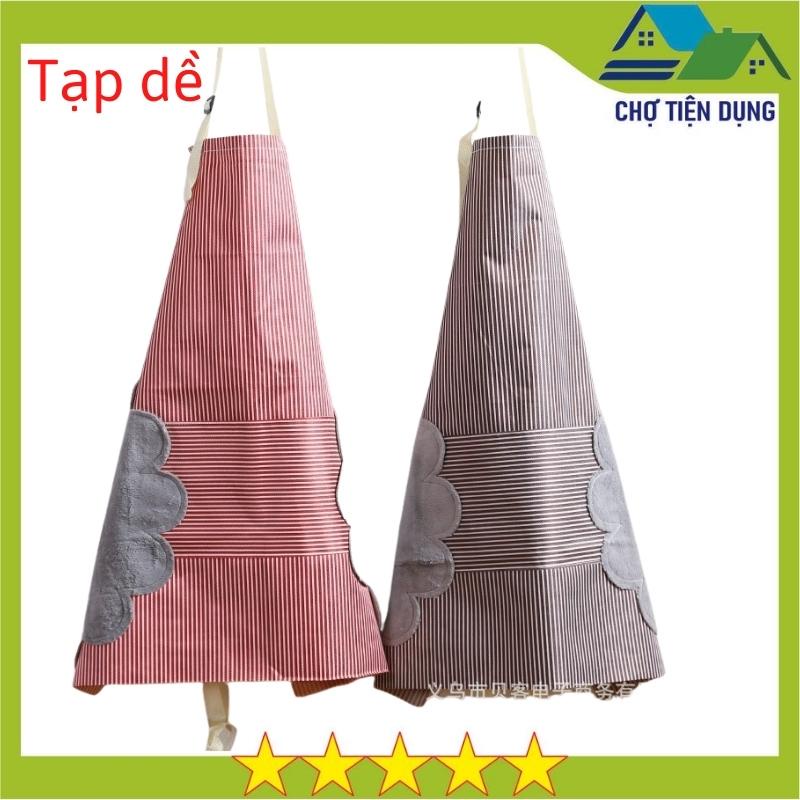 Tạp Dề Nấu Ăn Chống Nước Cao Cấp Mẫu Hàn Quốc Dễ Thương - TAPDE01