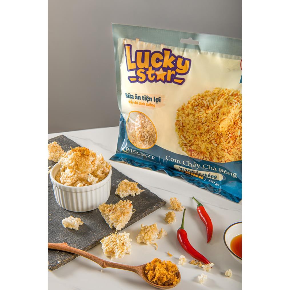 [Big Size] - Cơm Cháy Chà Bông Vị Truyền Thống - Lucky Star 150G Sản phẩm đã công bố an toàn thực phẩm