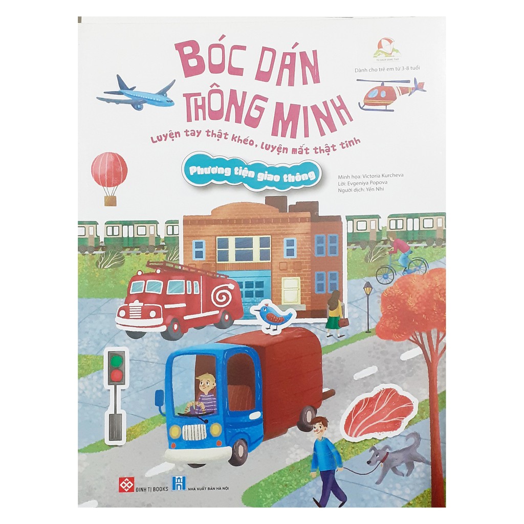 Sách Miếng bóc dán thông minhPhương tiện giao thông