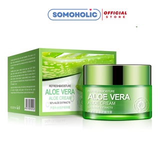 Kem Dưỡng Ẩm Bioaqua Chiết Xuất Nha Đam Lô Hội Dưỡng Da Mịn Màng Trắng Da Phục Hồi 50G Somoholic DD2