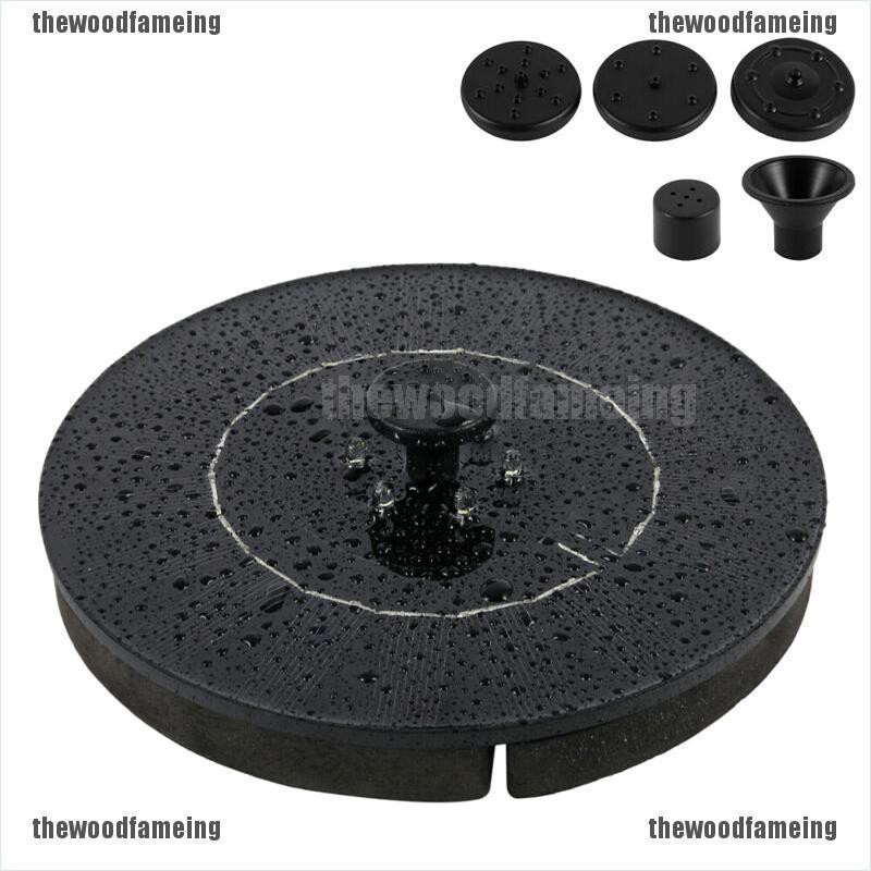 Máy bơm nước năng lượng mặt trời 13cm + 4 vòi cho hồ cá cảnh