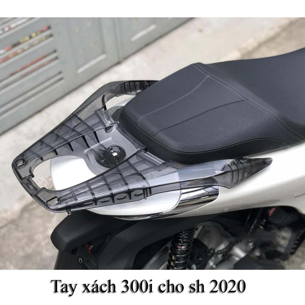 Cảng sau SH125i, SH150i, SH300i, tay dắt trong suốt kiểu dáng SH300i hàng Zhi.pat chính hãng thay thế tay dắt zin