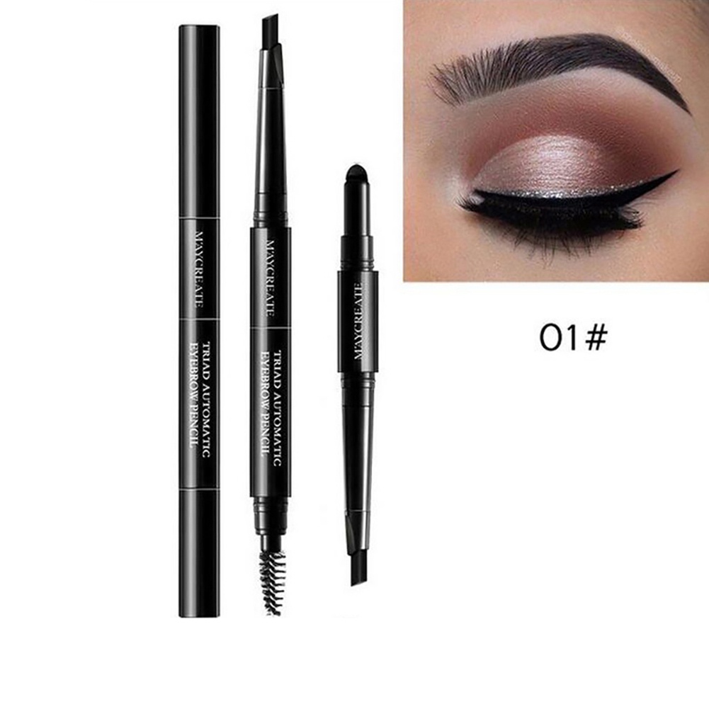 Bút Kẻ Mày 3 Trong 1 Chống Thấm Nước Sắc Tố Cao