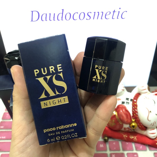 Nước hoa Paco Rabanne Pure XS EDT - Pure XS Night 6ml
