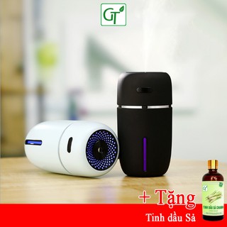 Máy Khuếch Tán Tinh Dầu Ô Tô Cao Cấp - Công nghệ Ultrasonic - Cực Đẹp, Cực Đỉnh + Tặng Tinh Dầu Sả 10ml Cao Cấp