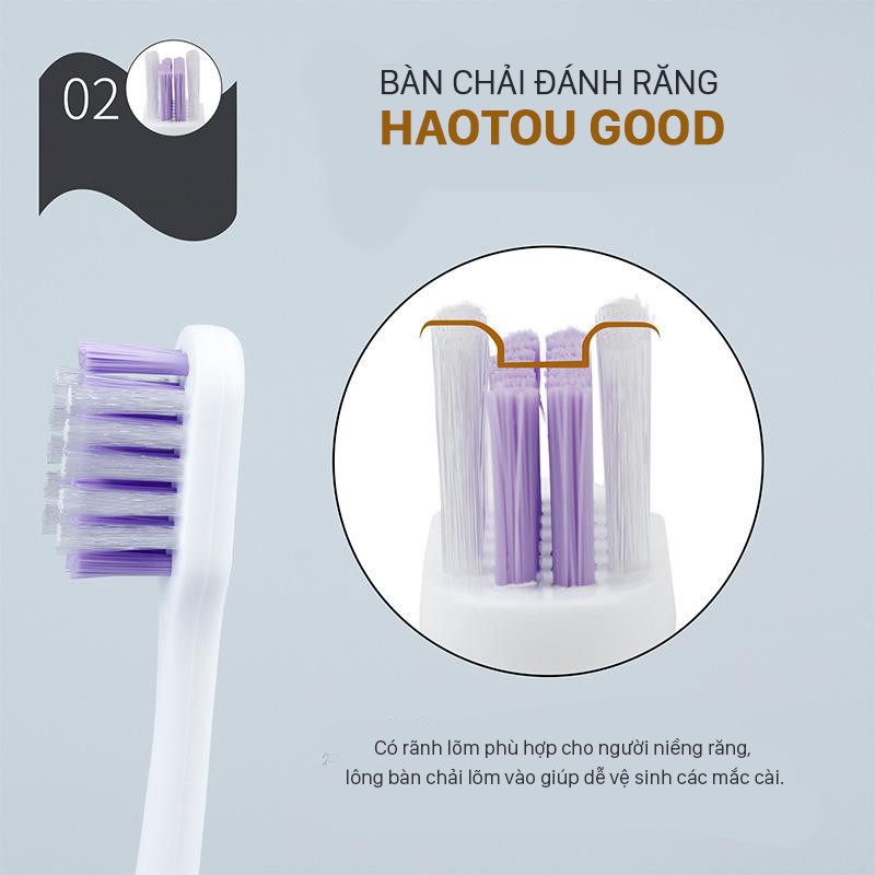 Bàn Chải Niềng Răng Haotou Good ( Bàn Chải Chuyên Dụng Cho Người Chỉnh Nha)