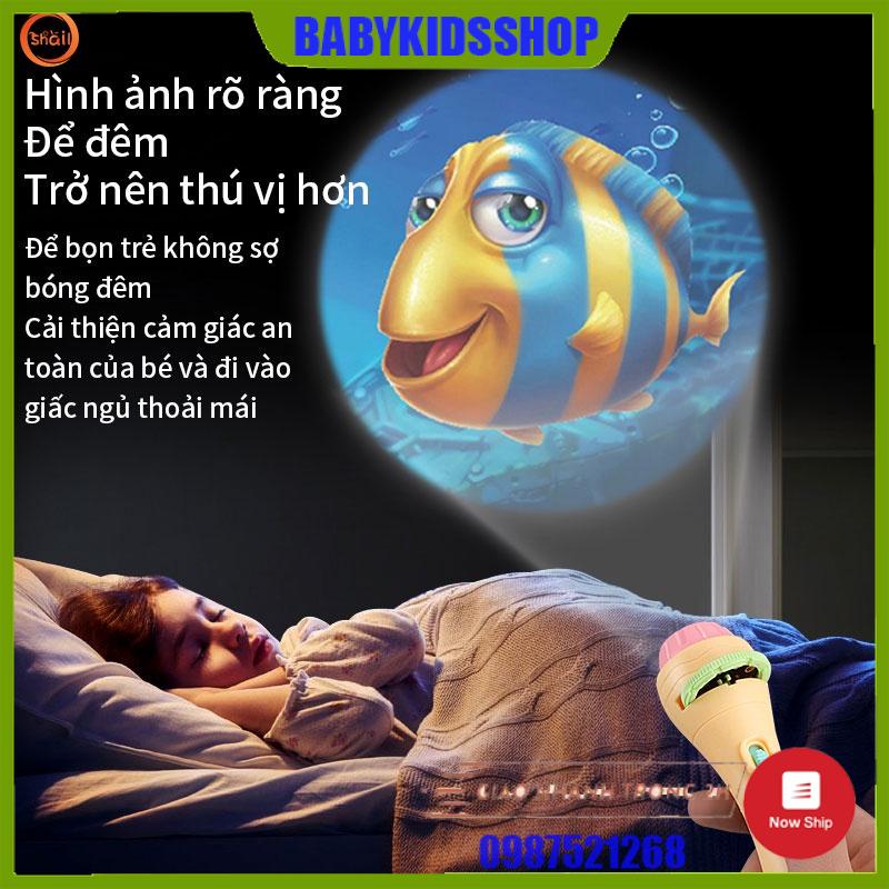[HÀNG MỚI GIÁ SALE] Đèn pin chiếu hình cho bé 24/80 hình động vật sắc nét cho bé