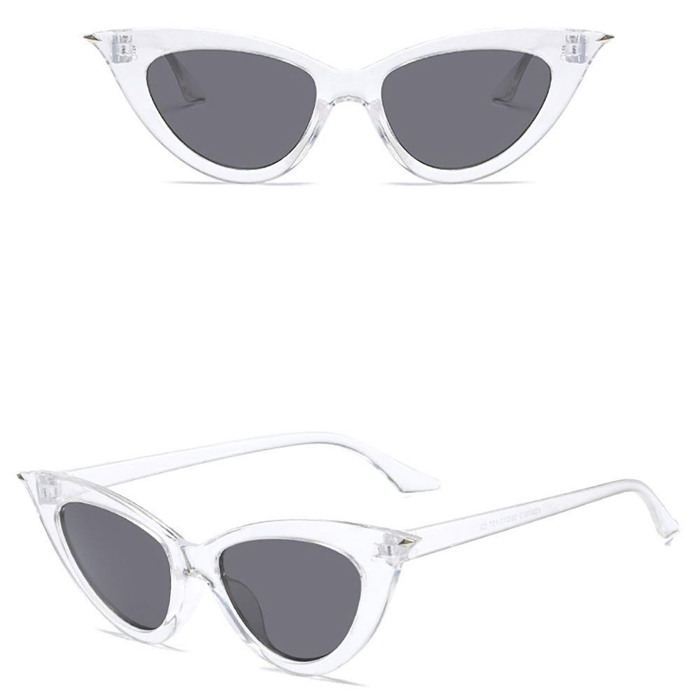 Kính Mát Mắt Mèo Chống Bức Xạ Phong Cách Hàn Quốc Dành Cho Nam Nữ