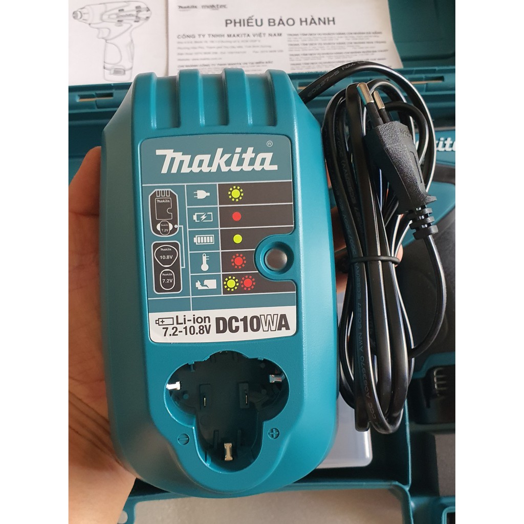 BỘ MÁY BẮN VÍT MAKITA TD090DWE 10.8V (1 MÁY 2 PIN 1 SẠC 1 THÙNG ĐỰNG)