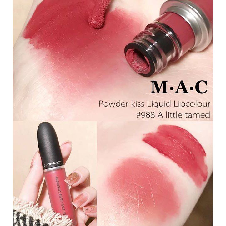 (NEW) MAC - Son kem lì mịn Powder Kiss Liquid Lip Colour