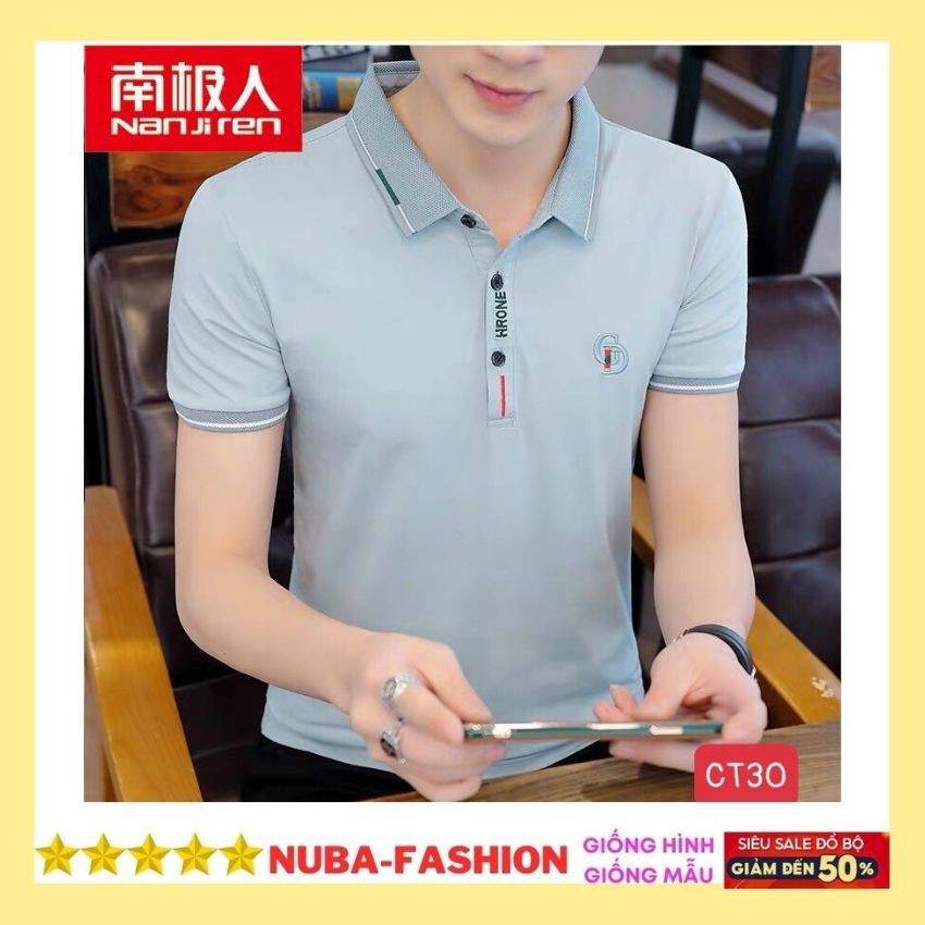 Áo thun nam nữ cổ bẻ cao cấp, ao phông chất vải polo, thấm hút mồ hôi 30 TAKA