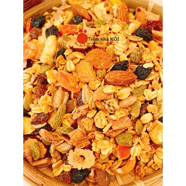 Ngũ Cốc Granolla Mật Ong/ 500gr - Đặc sản Đà Lạt