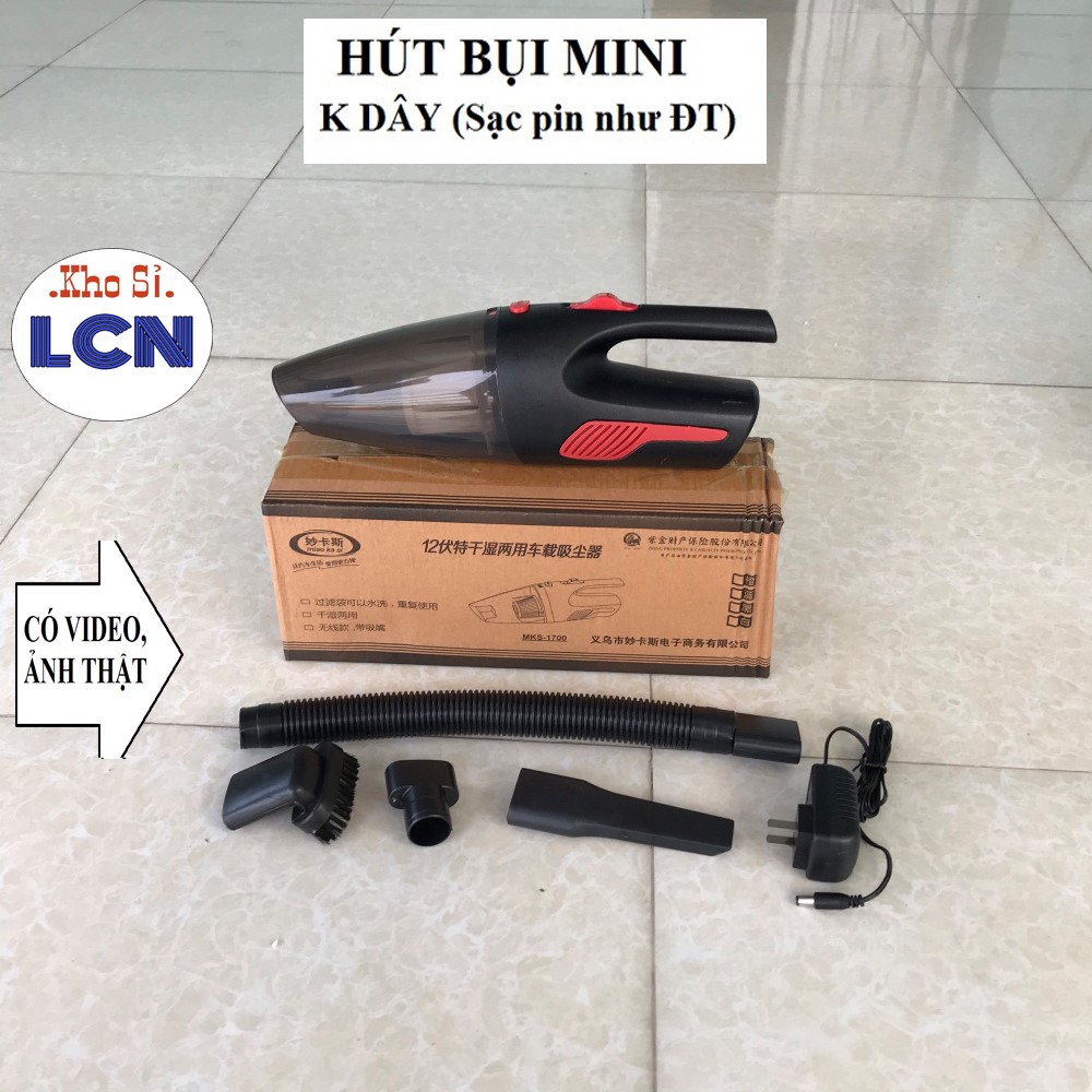 Máy Hút Bụi Cầm Tay Ô tô & Gia Đình 12v/220v Hàng loại 1