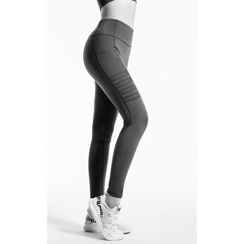 Quần tập gym ,yoga nữ gen cao phối lưới