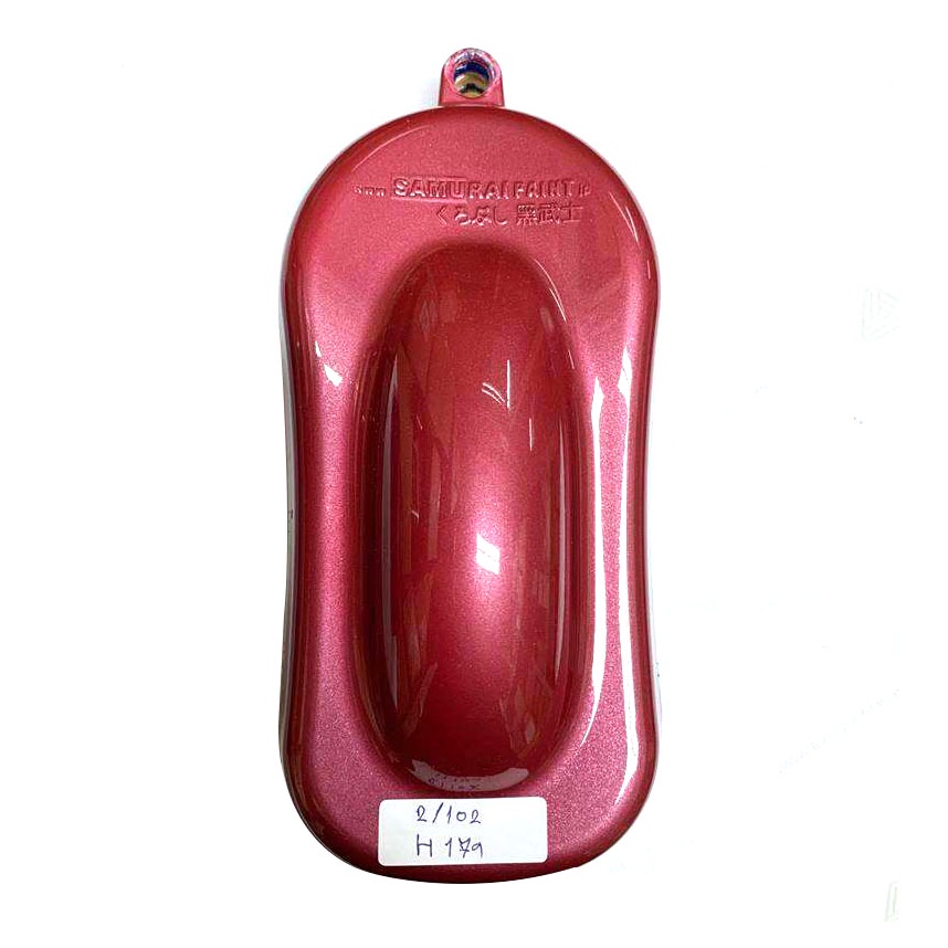 Sơn Samurai màu hồng phấn H179 chính hãng, sơn xịt phủ dàn áo xe máy chịu nhiệt, chống nứt nẻ, kháng xăng