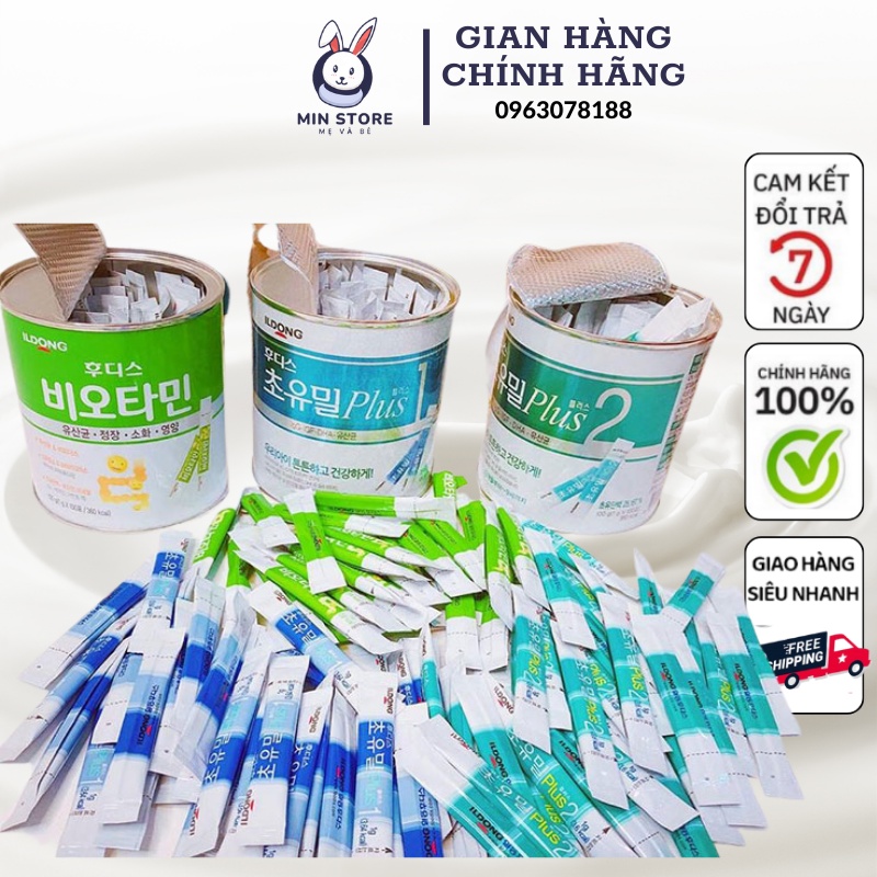 [Lẻ 1 Gói] Sữa Non/Men Vi Sinh ILDONG Số 1 2 (100G) HQ  – CHO BÉ 1-9 [DATE 2023] TUỔI TĂNG ĐỀ KHÁNG, ĂN NGON