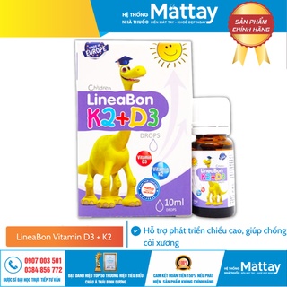 LineaBon Vitamin D3 + K2- Tăng hấp thu Canxi cho trẻ - Trẻ cao lớn khỏe mạnh.